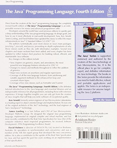 The Java Programming Language, 4th Edition